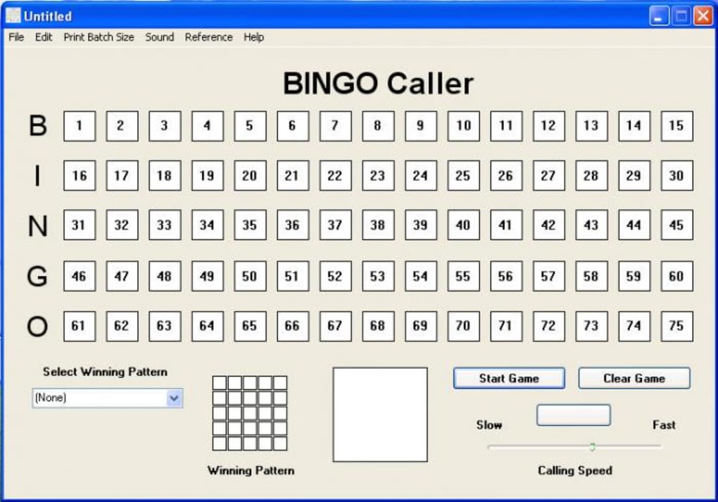 Bingo call sheet template free